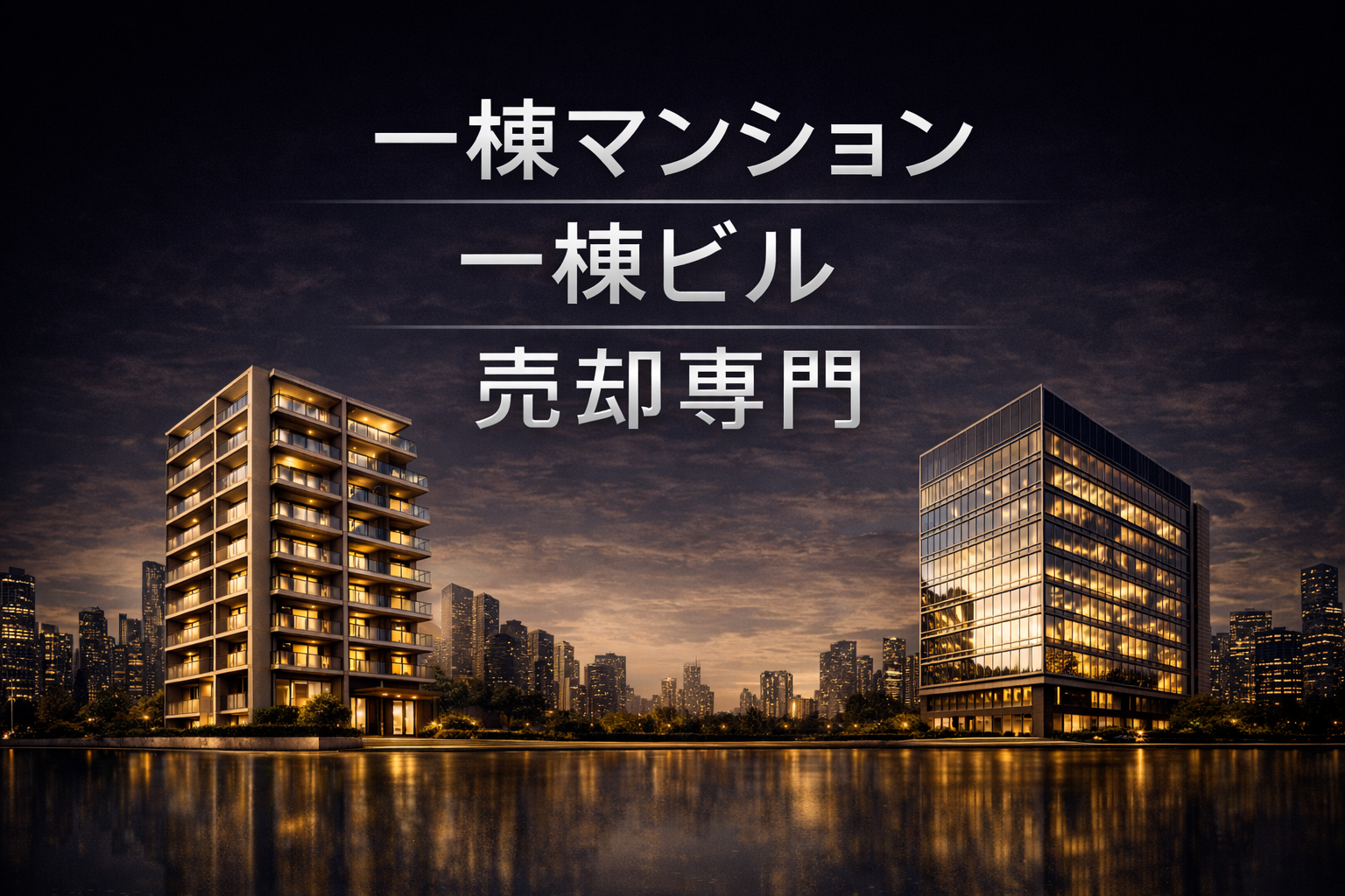 大阪 阪神間 一棟ビル 一棟マンション 売却専門